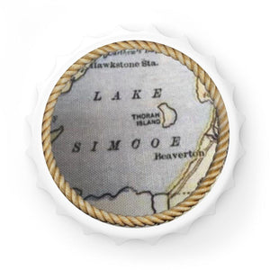 Map of Lake Simcoe Bottle Opener - Munchkin Place Shop 