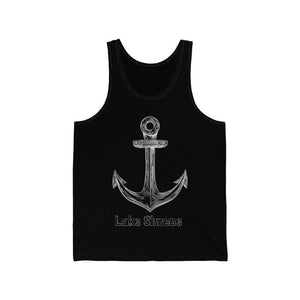 Lake Simcoe Anchor Unisex Jersey Tank - Munchkin Place Shop 