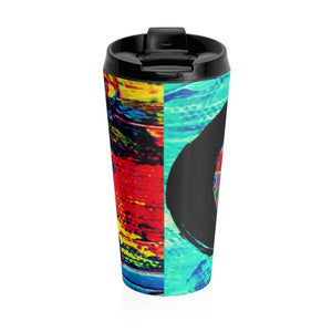 Make Art Not War Stainless Steel Travel Mug