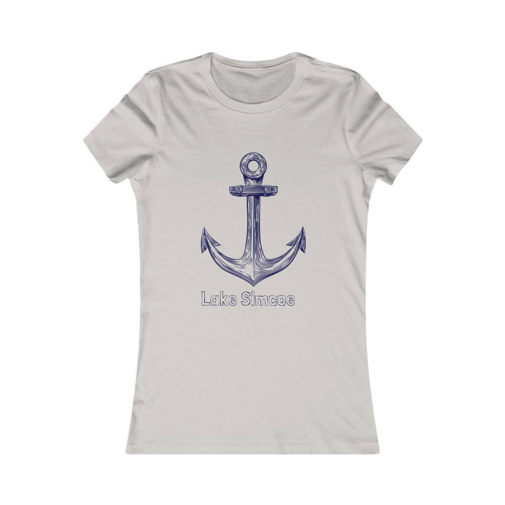 Lake Simcoe Anchor Women's Favorite Tee White or Grey