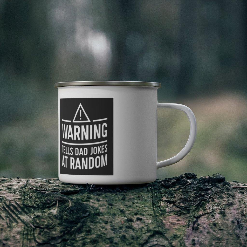 Dad Jokes Enamel Camping Mug - Munchkin Place Shop 