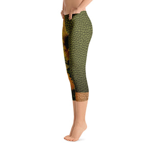 Sunflower Capri Leggings