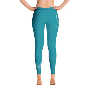 Beaverton Leggings in Mystic Blue