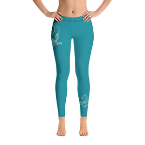 Beaverton Leggings in Mystic Blue