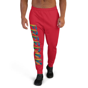 Freedom Men's Joggers in Red