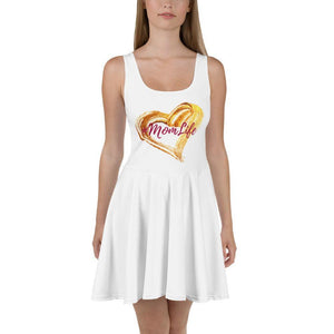 Mom Life Open Heart of  Gold Skater Dress - Munchkin Place Shop 