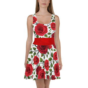 Perfect Rose Skater Dress