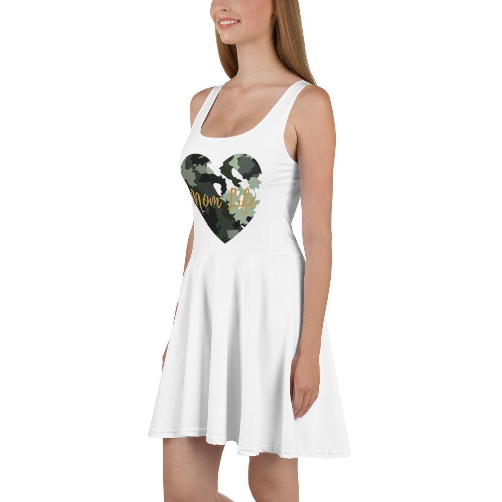 Mom Life Camo Heart Skater Dress - Munchkin Place Shop 