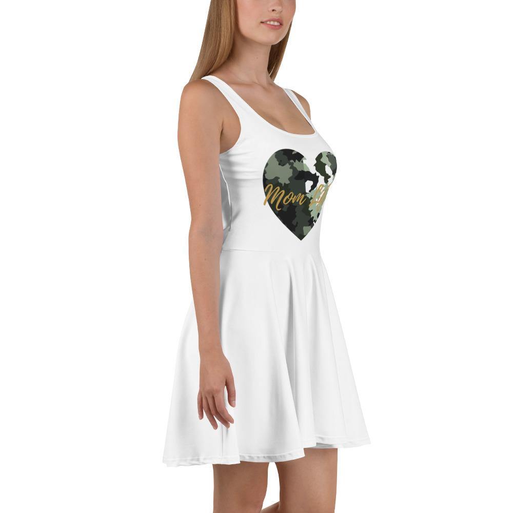 Mom Life Camo Heart Skater Dress - Munchkin Place Shop 