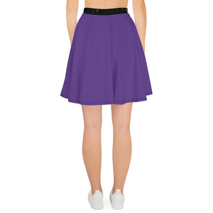 Purple Poodle Skater Skirt