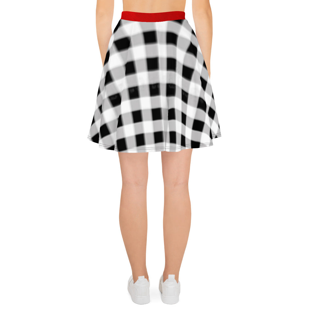 Buffalo Plaid Skater Skirt