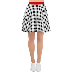 Buffalo Plaid Skater Skirt