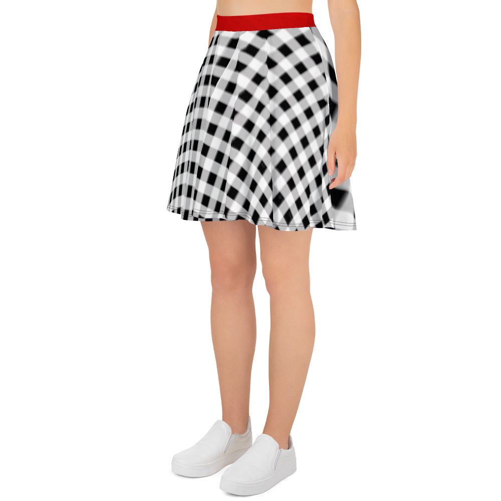 Buffalo Plaid Skater Skirt