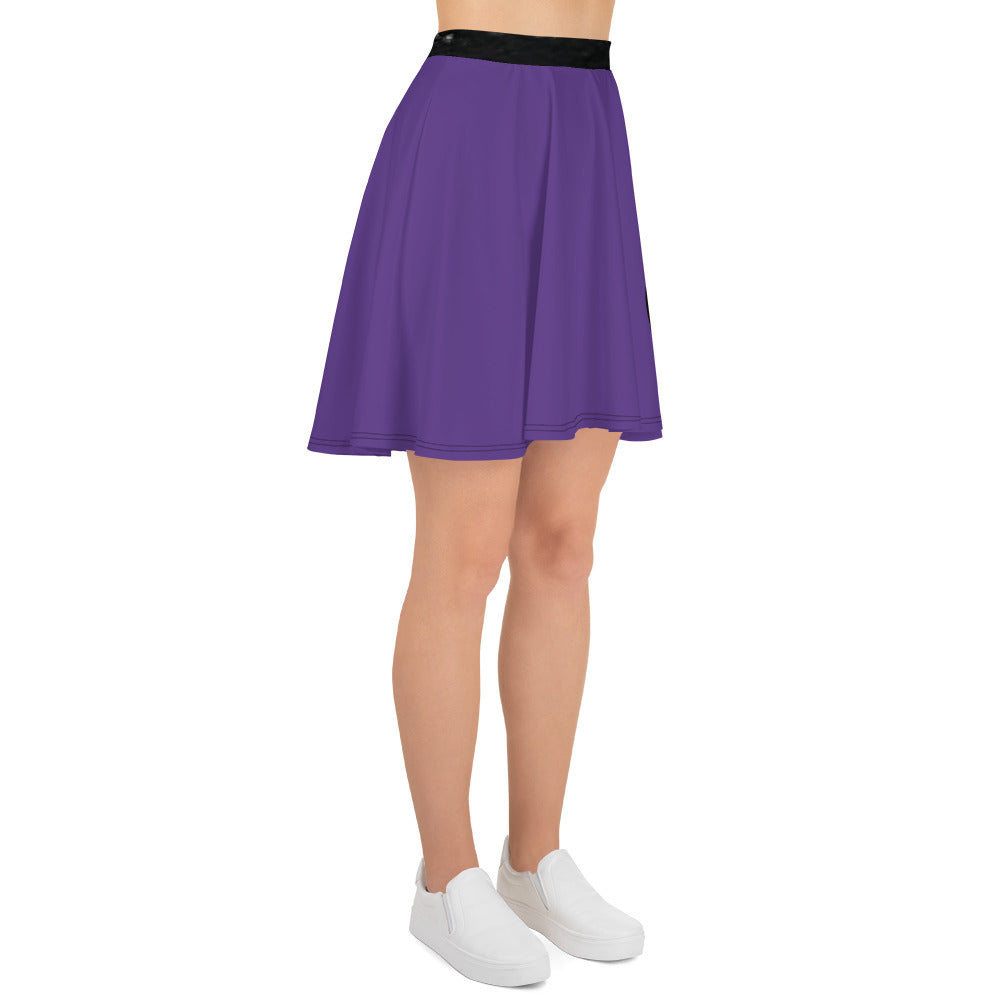 Purple Poodle Skater Skirt