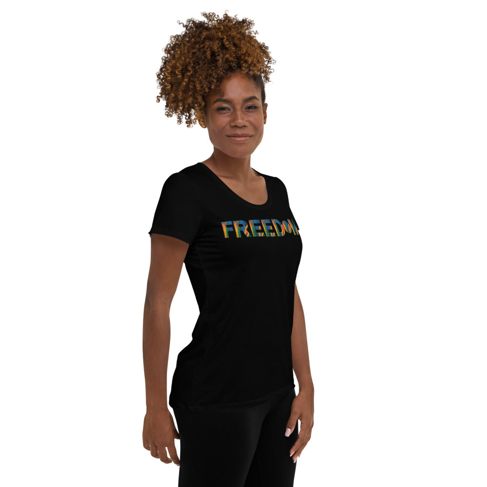 Freedom Women's Athletic T-shirt