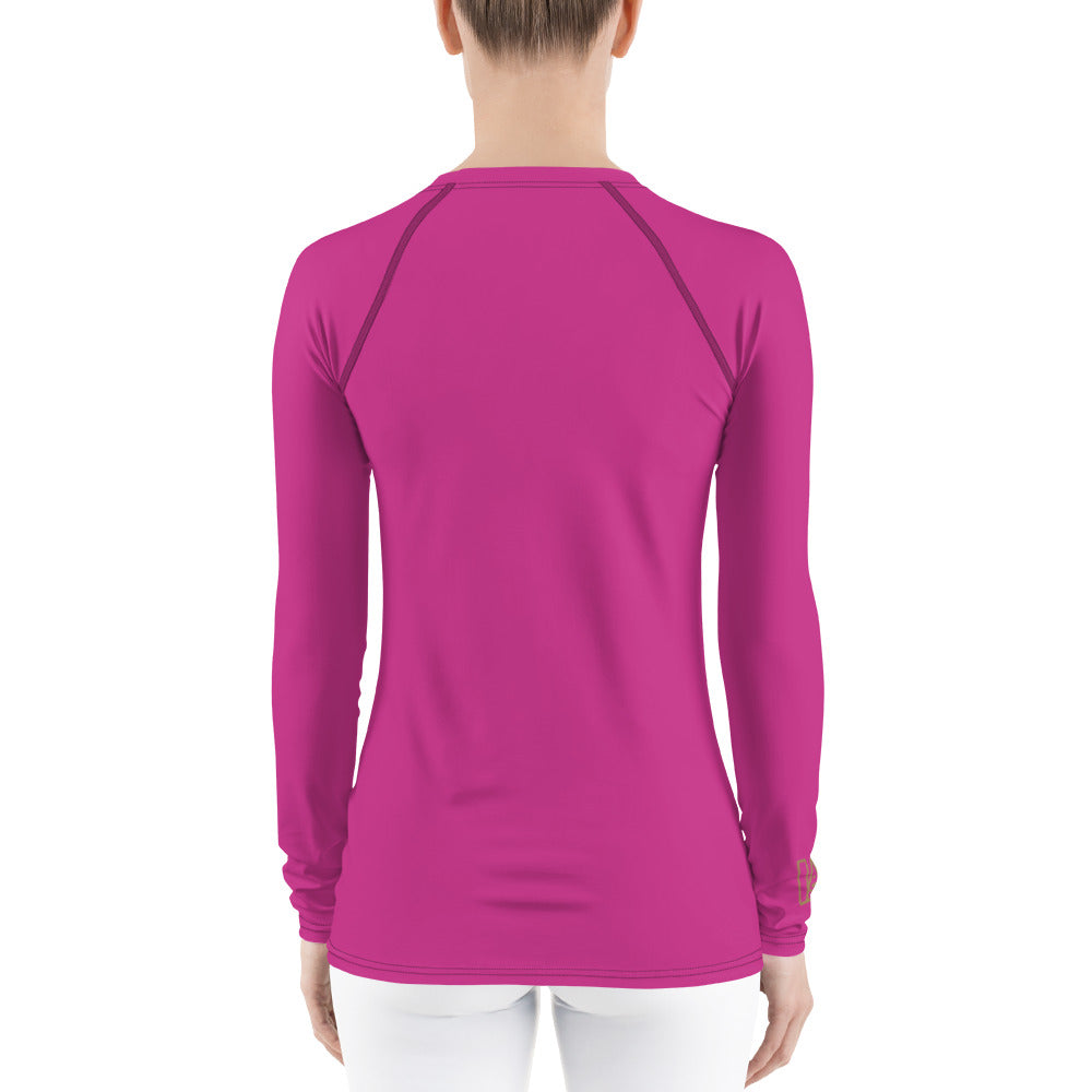 ICONIC Women's Long-sleeve in Hot Pink