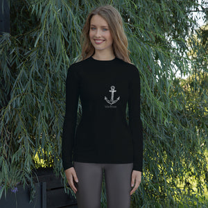 Lake Simcoe Women's Longsleeve in Black