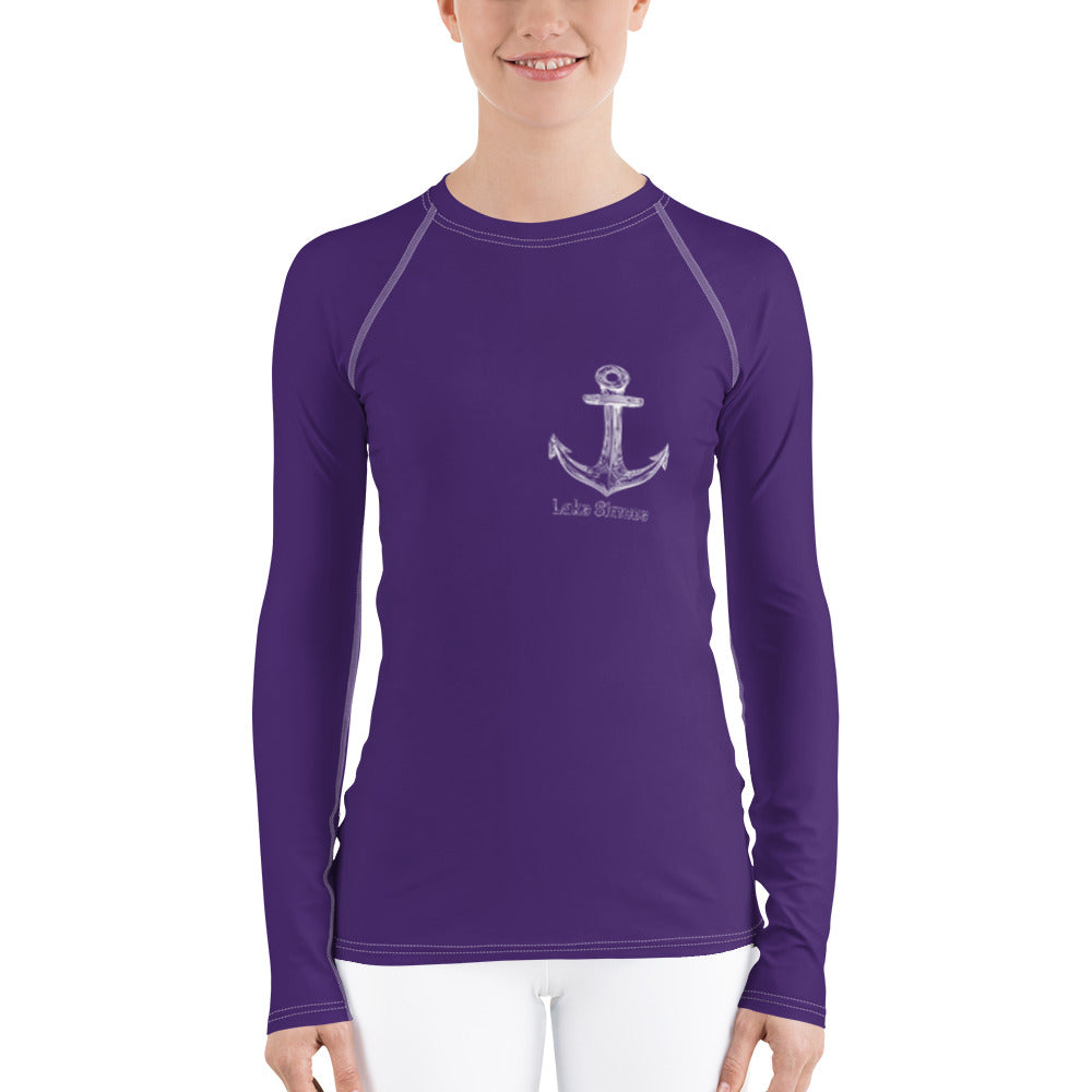 Lake Simcoe Women's Longsleeve in Purple