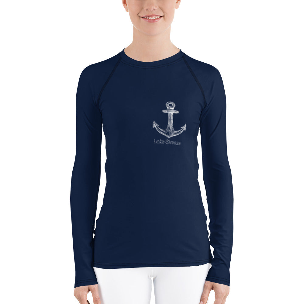 Lake Simcoe Women's Longsleeve in Navy