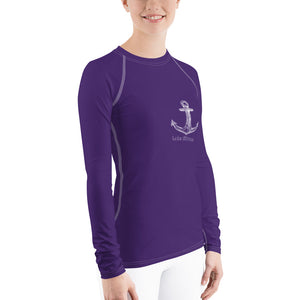 Lake Simcoe Women's Longsleeve in Purple