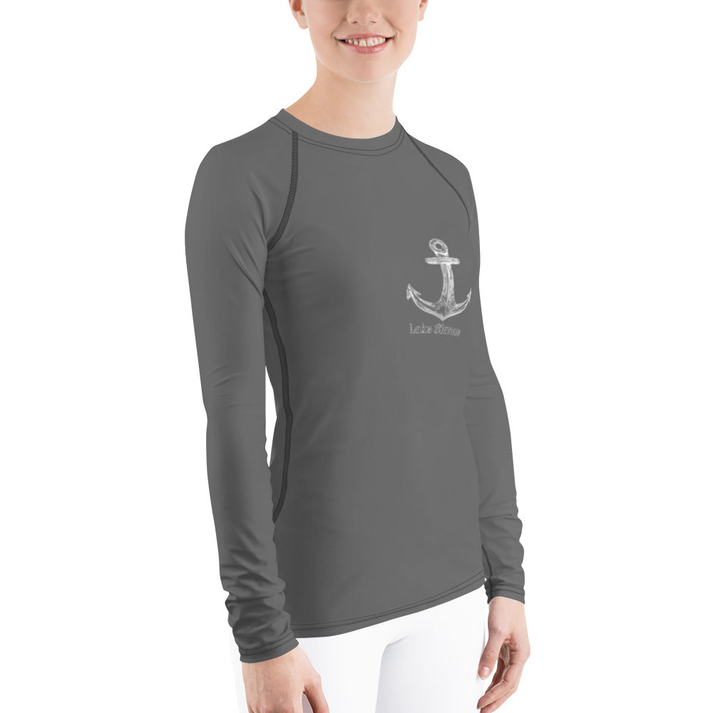 Lake Simcoe Women's Longsleeve in Grey