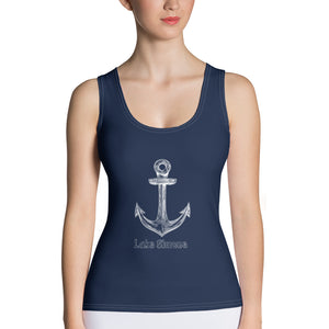 Lake Simcoe Tank Top in Navy