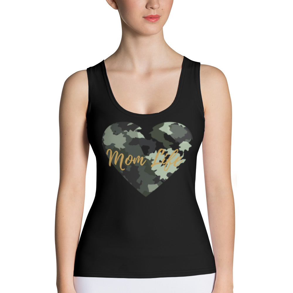 Mom Life Camo Tank Top