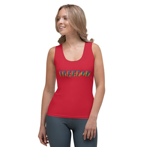 Freedom Tank Top in Red