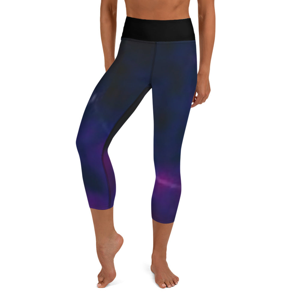 Cancer Constellation Yoga Capri Leggings