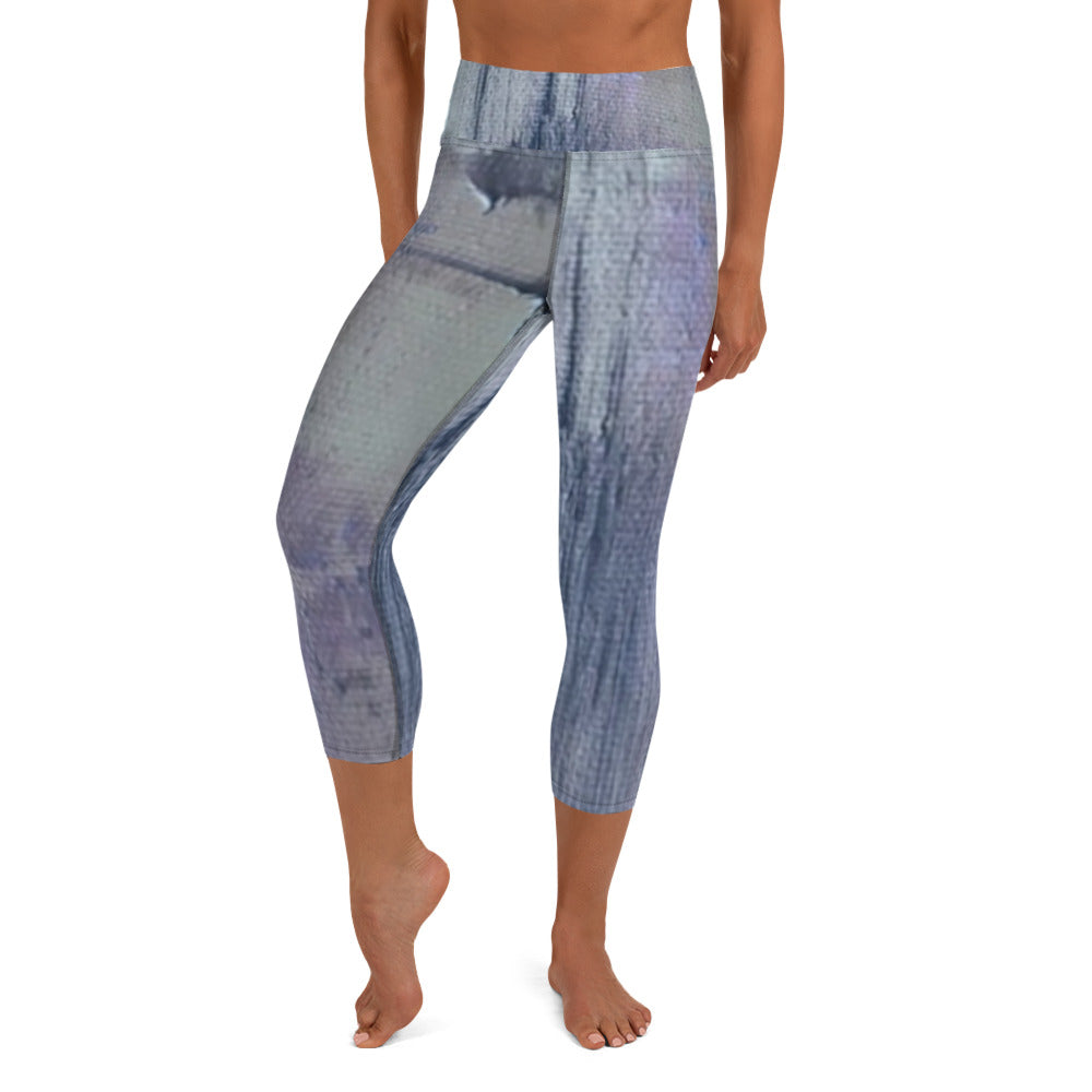 Water Sky Wind ll Yoga Capri Leggings