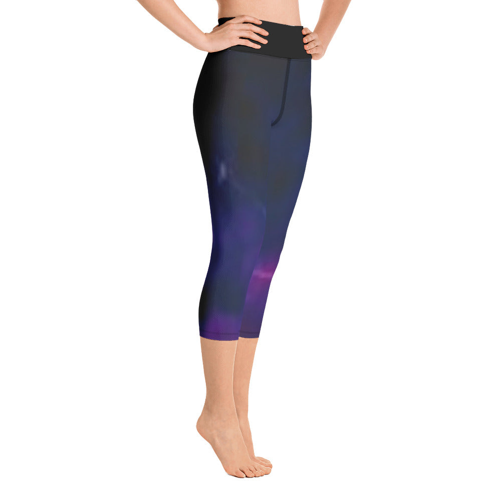 Cancer Constellation Yoga Capri Leggings