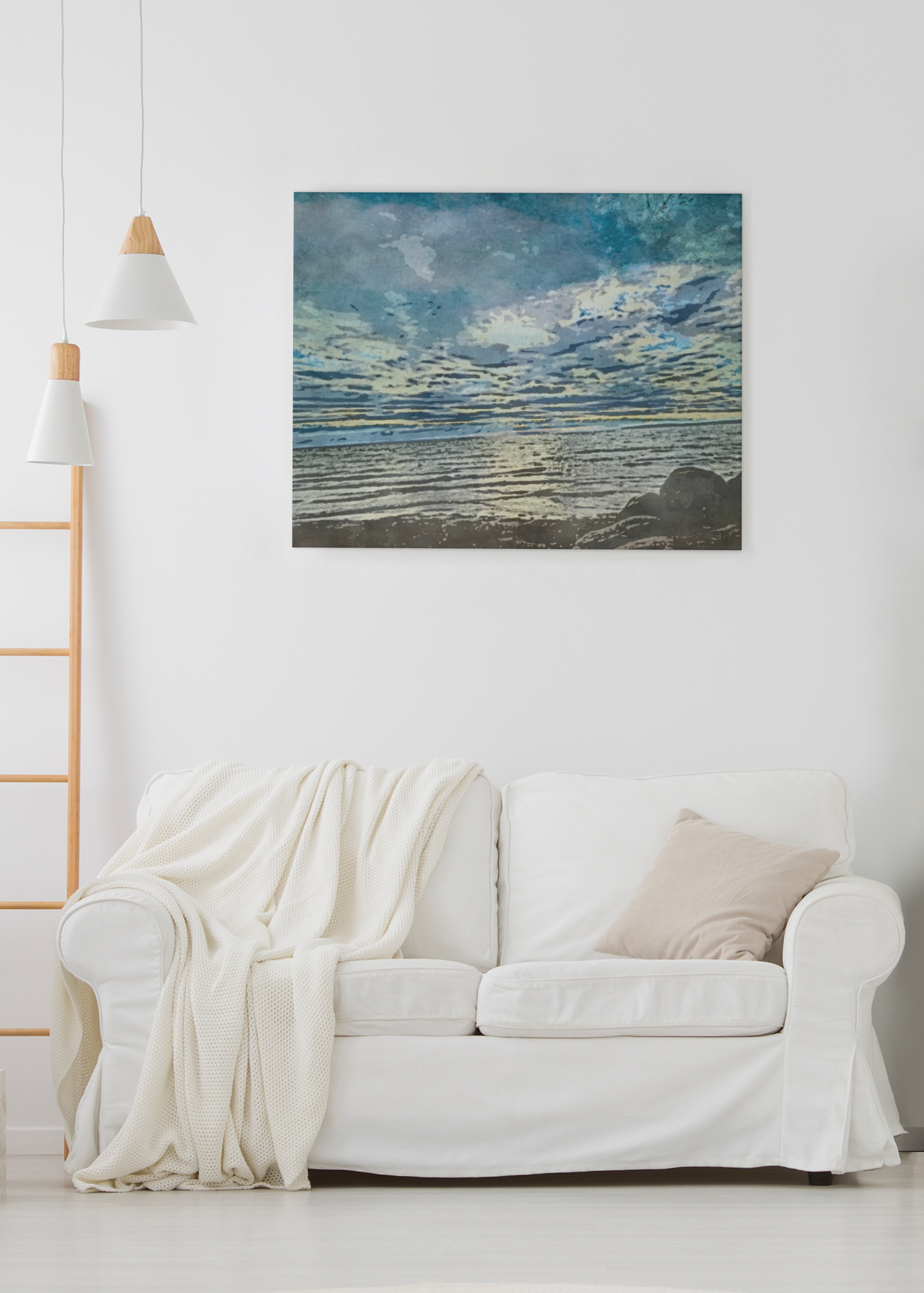 Serene Harbour Canvas Gallery Wrap