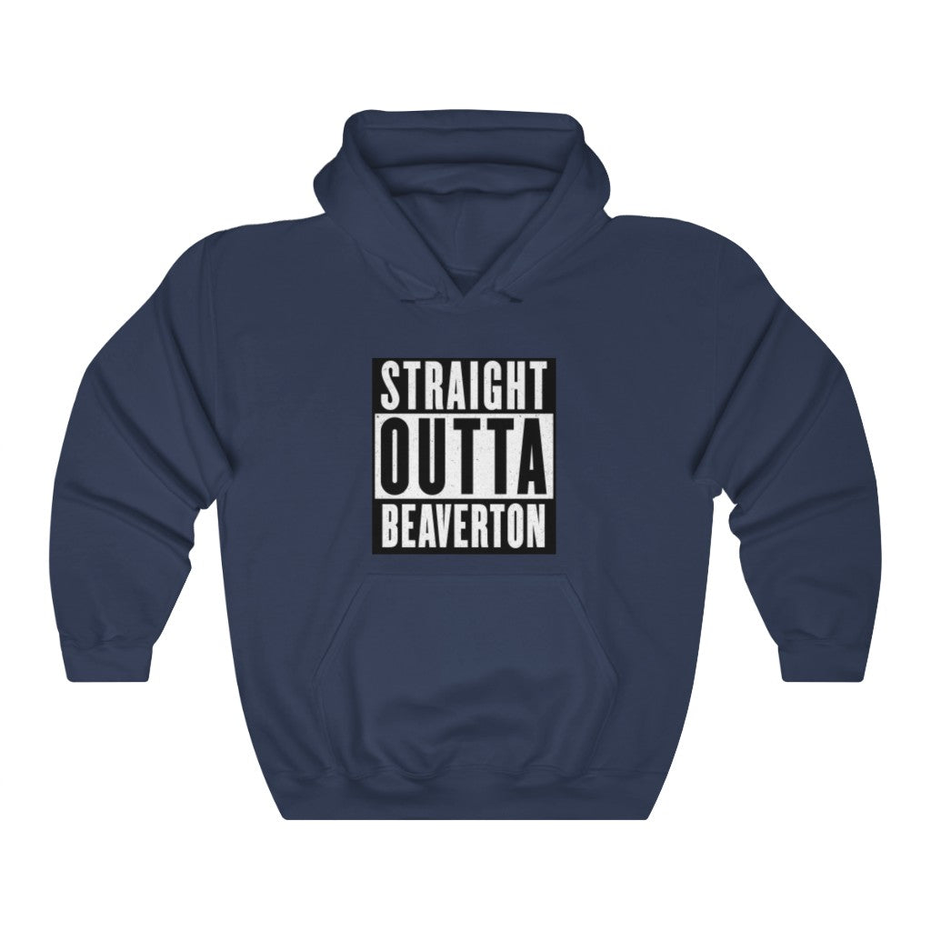 Straight Outta Beaverton Unisex Heavy Blend™ Hooded Sweatshirt