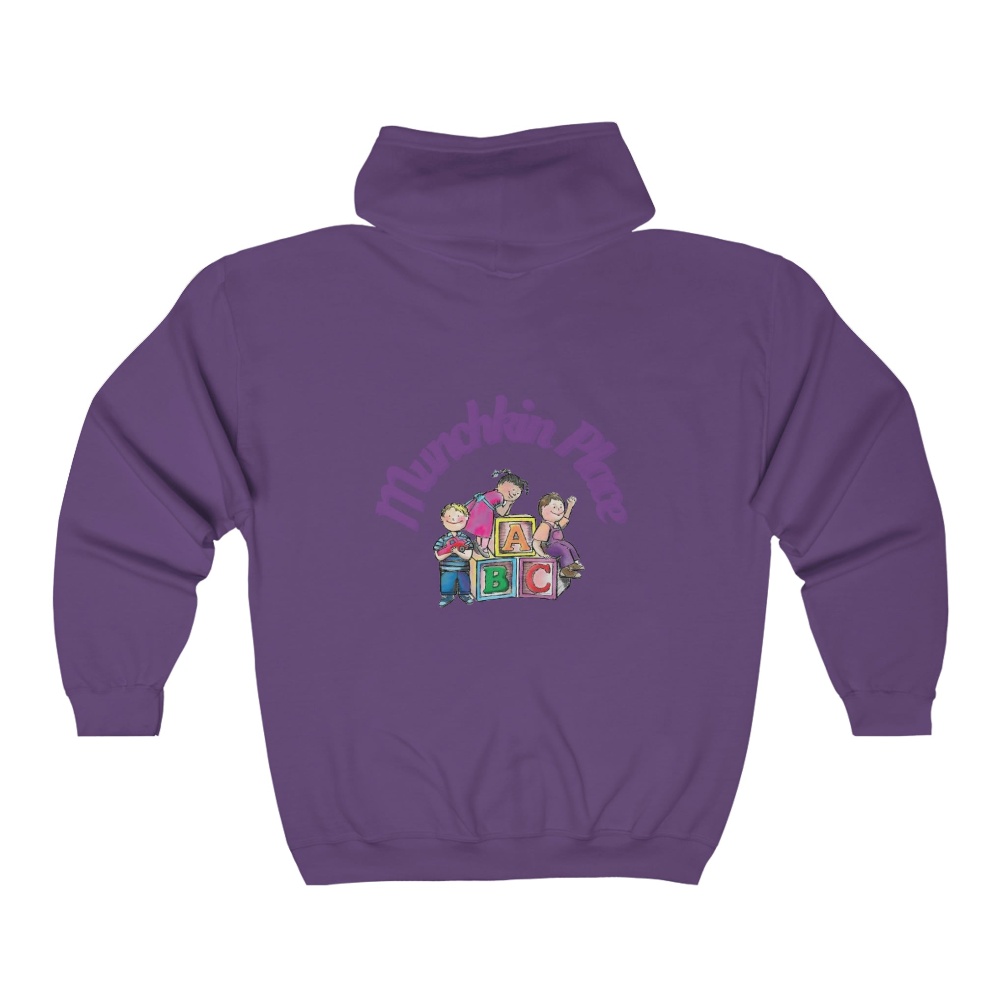 Munchkin Place Adult Full Zip Hooded Sweatshirt