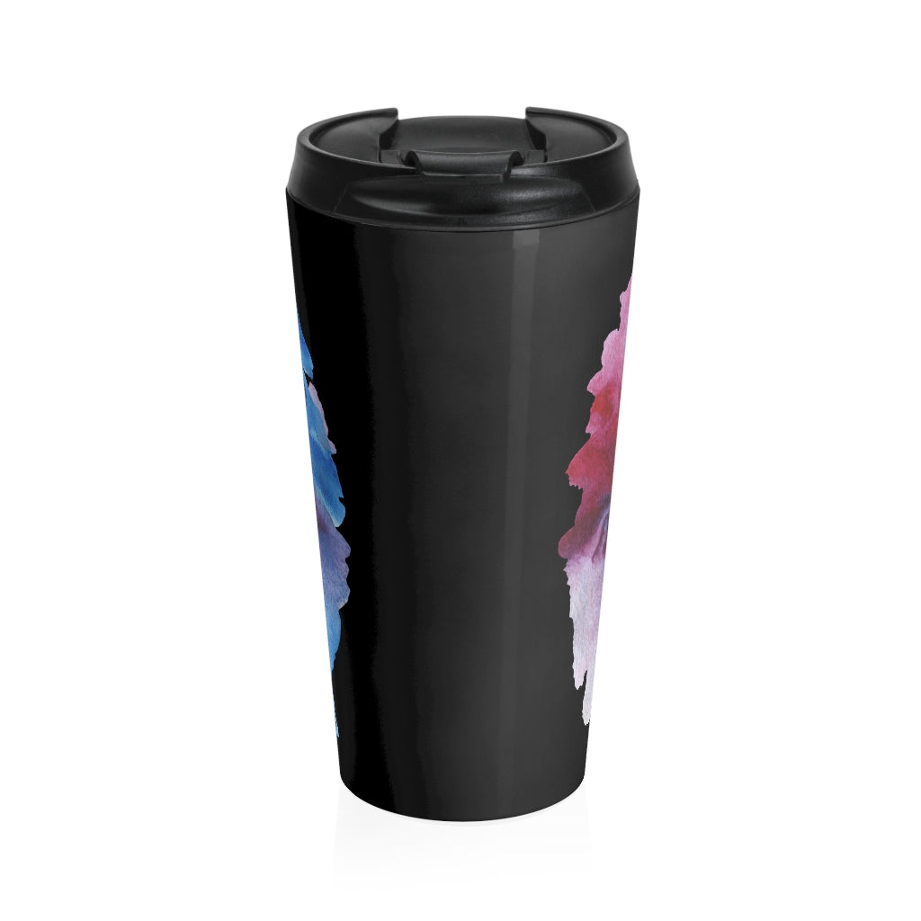 Notes In The Dark Stainless Steel Travel Mug